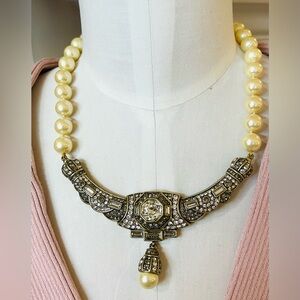 Heidi Daus 🆕 “Lavish Layers” Swarovski Crystals drop necklace